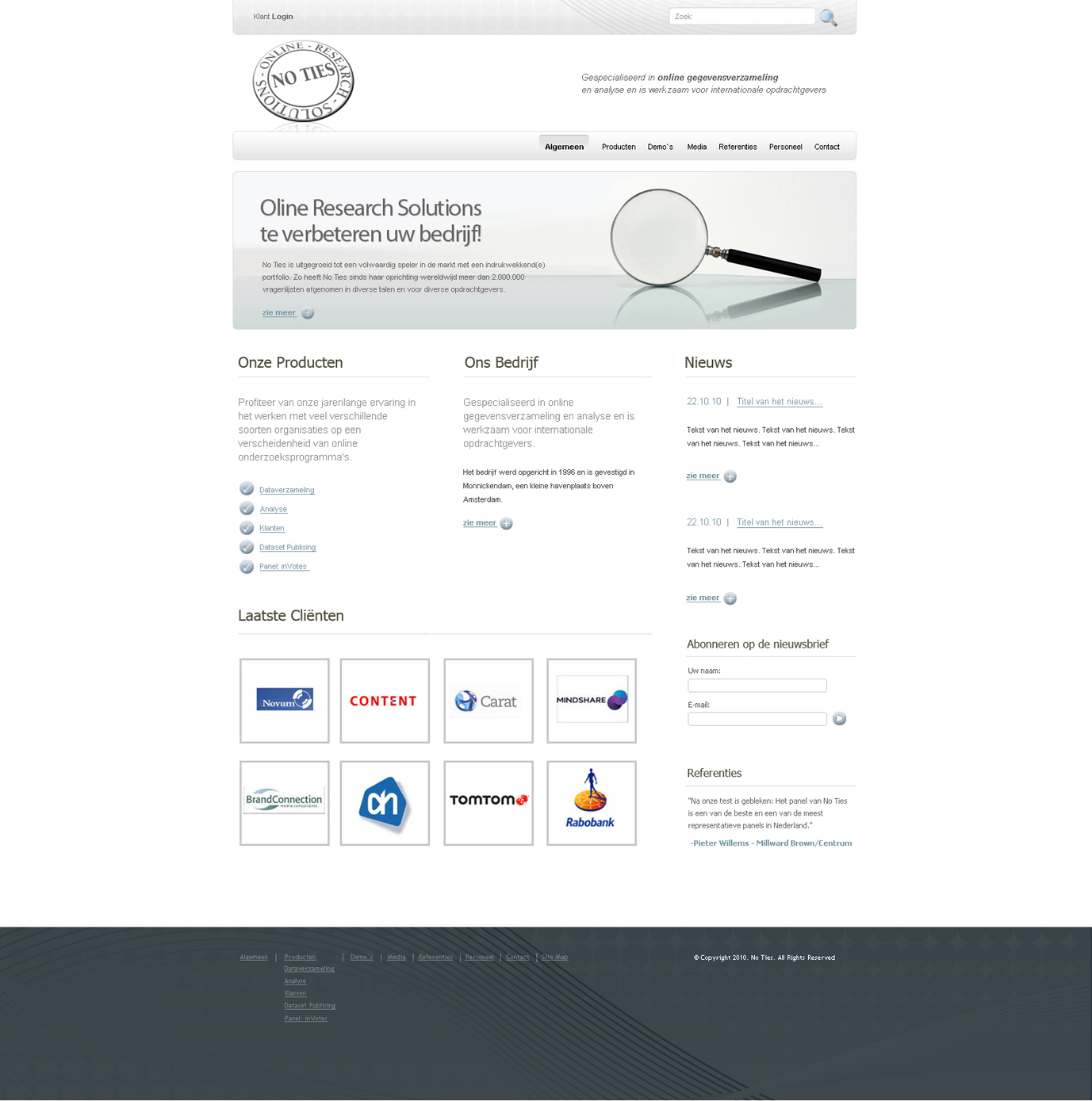 Web Design by pacedesign for ViewTure bv | Design #112421