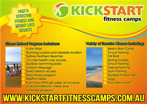 Flyer-Design von Amduat Design für Kick Start Fitness Camps | Design: #959501