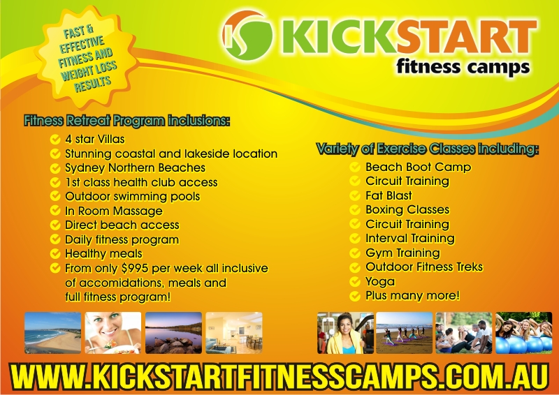 Flyer Design by Amduat Design for Kick Start Fitness Camps | Design #965073