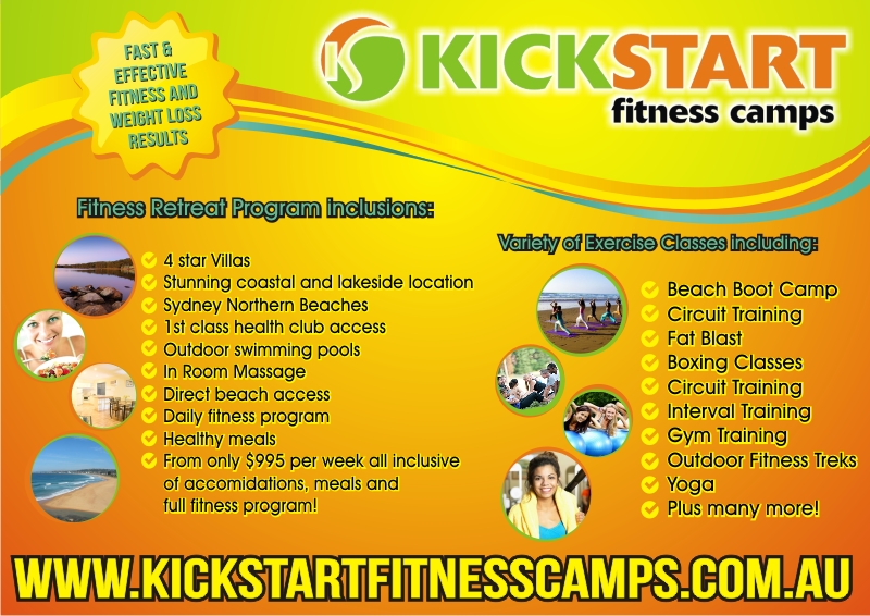 Flyer Design by Amduat Design for Kick Start Fitness Camps | Design #965080