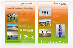 Flyer-Design von JR designs für Kick Start Fitness Camps | Design: #951653