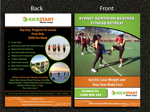 Flyer-Design von Sarmishtha Chattopadhyay_loginchange für Kick Start Fitness Camps | Design: #954580