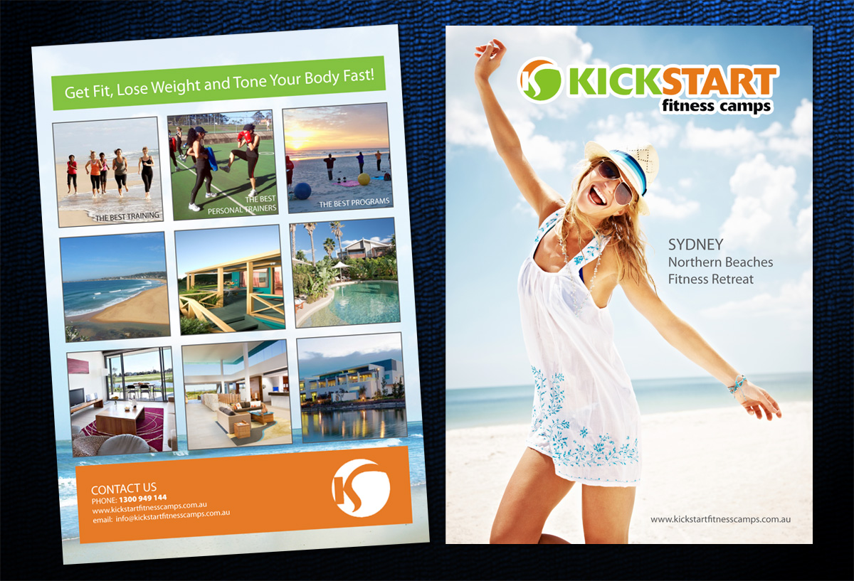 Flyer Design by Svetlin Angelov for Kick Start Fitness Camps | Design #950276