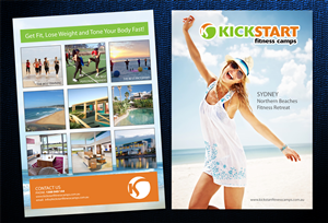 Flyer-Design von Svetlin Angelov für Kick Start Fitness Camps | Design: #950276