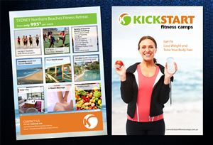Flyer-Design von Svetlin Angelov für Kick Start Fitness Camps | Design: #954511