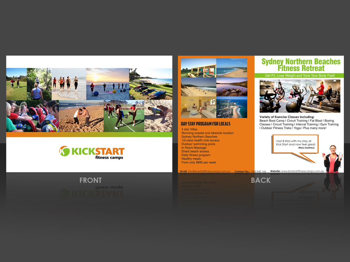 Flyer-Design von shake für Kick Start Fitness Camps | Design #959155