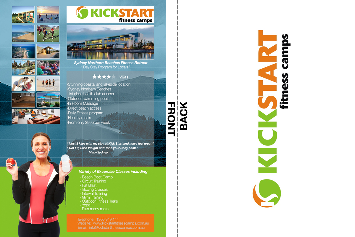 Flyer Design by Cmonaco for Kick Start Fitness Camps | Design #959176