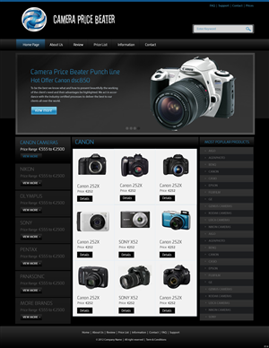 Web Design by pb for this project | Design: #956371