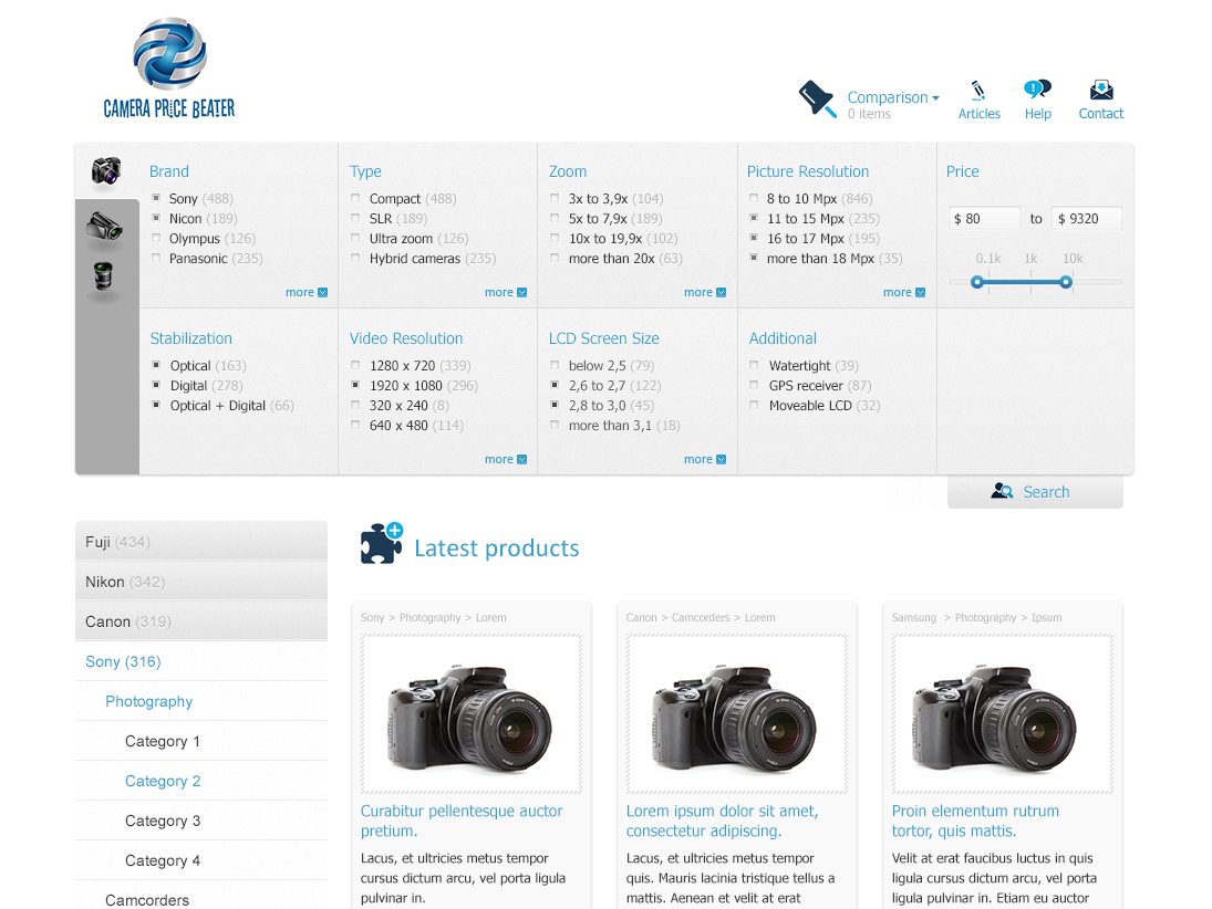Web Design by Veleriq for this project | Design #955673