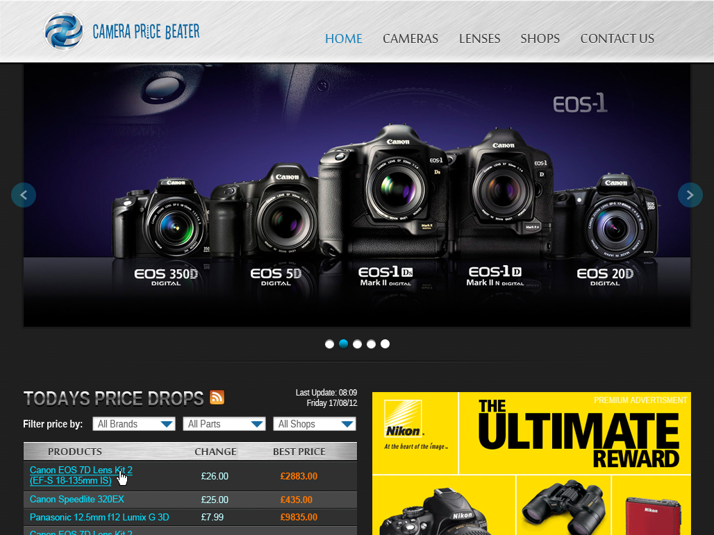 Web Design by Gabriel Wyatt for this project | Design #969162