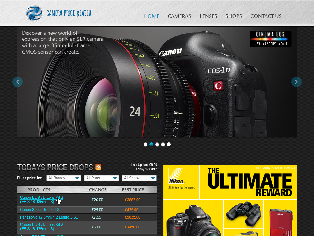 Web Design by Gabriel Wyatt for this project | Design #969430