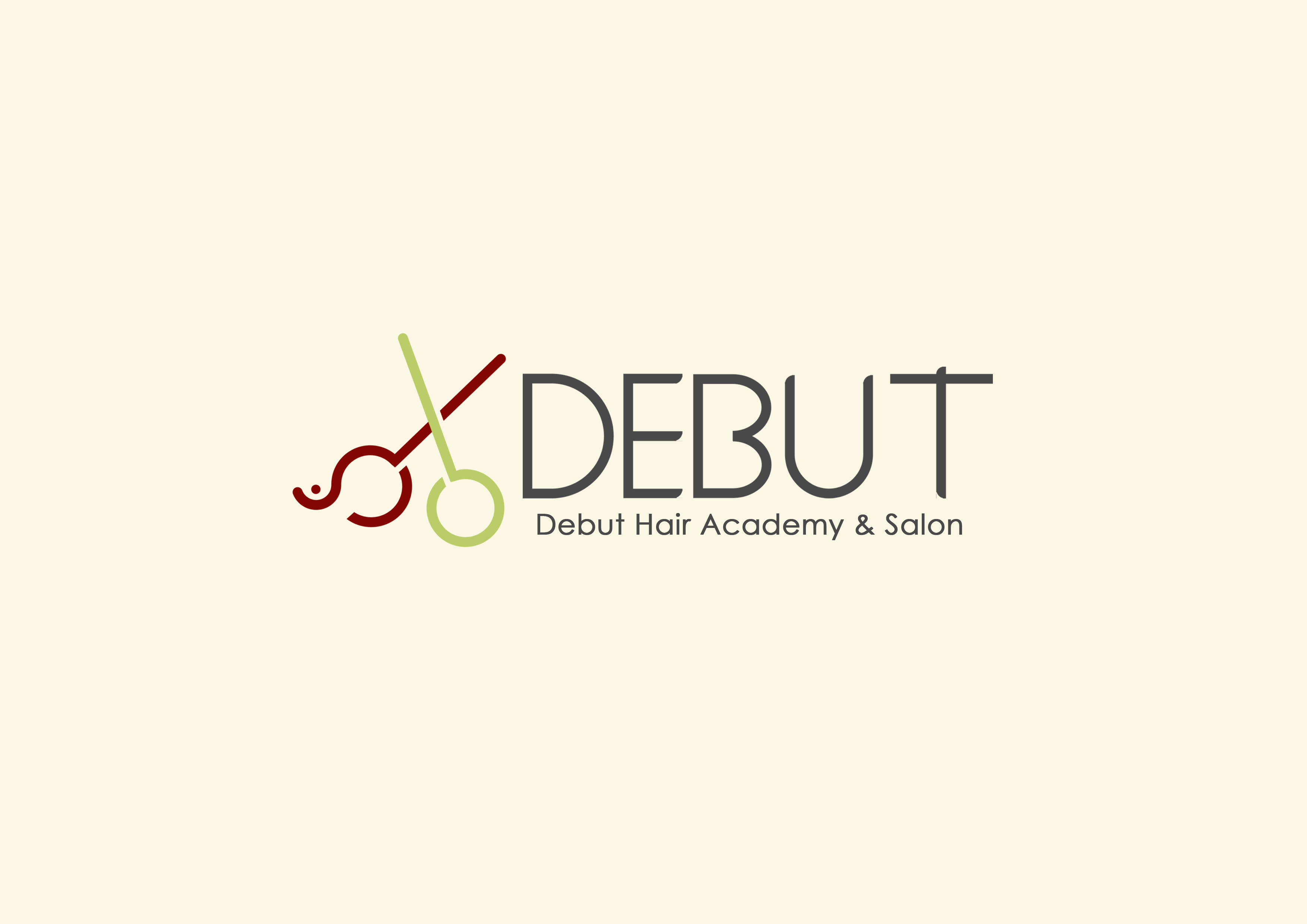 Logo-Design von REX für Debut Hair Academy & Salon | Design: #3177