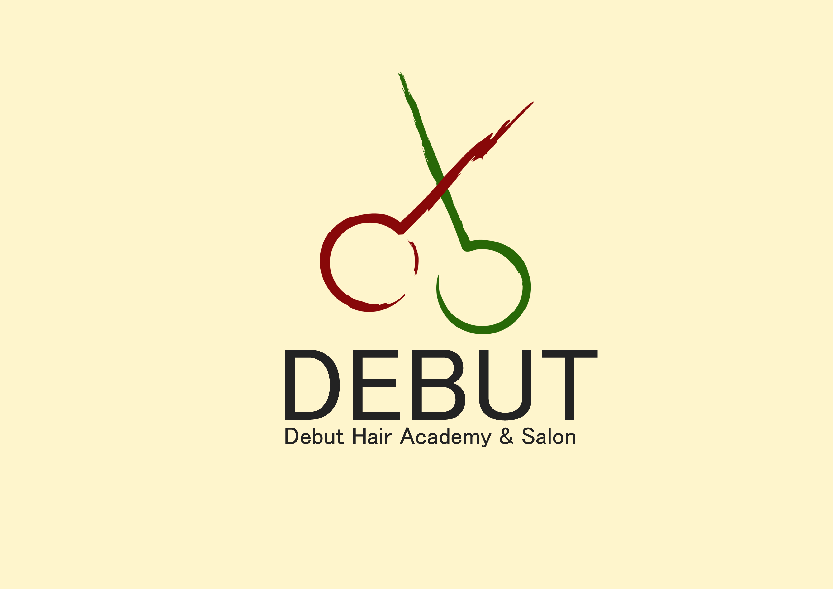 Logo-Design von REX für Debut Hair Academy & Salon | Design: #3220