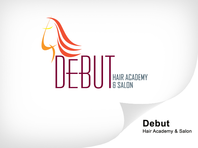 Logo-Design von Khaleelullah Chemnad für Debut Hair Academy & Salon | Design: #3160
