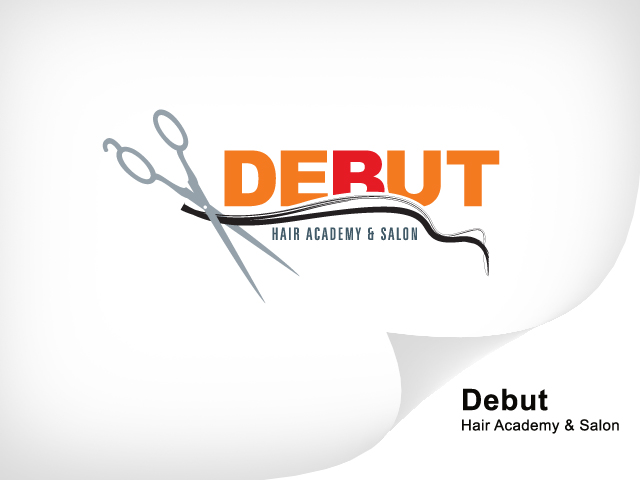 Logo-Design von Khaleelullah Chemnad für Debut Hair Academy & Salon | Design: #3233