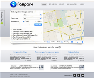 Web Design par JohnM. pour FasPark | Design : #1064635