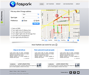 Web Design par JohnM. pour FasPark | Design : #1065325