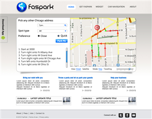 Web Design par JohnM. pour FasPark | Design : #1066693