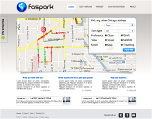 Web Design by JohnM. for FasPark | Design: #1069372