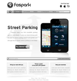 Web Design Project for FasPark, Chicago | Web-Design von JohnM.