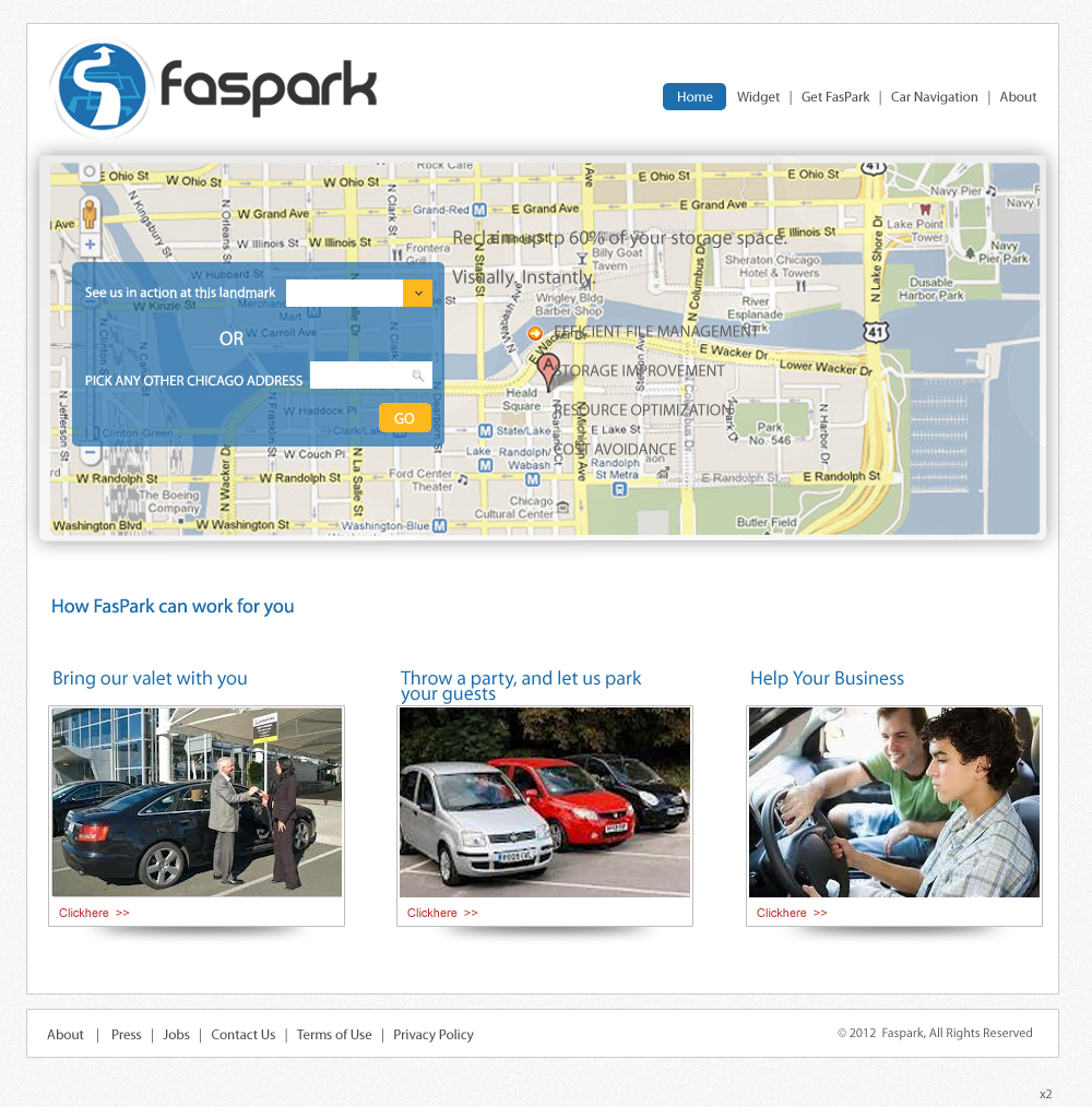 Web Design by pb for FasPark | Design #1051366