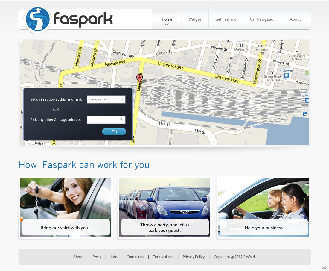 Web Design by pb for FasPark | Design #1051367