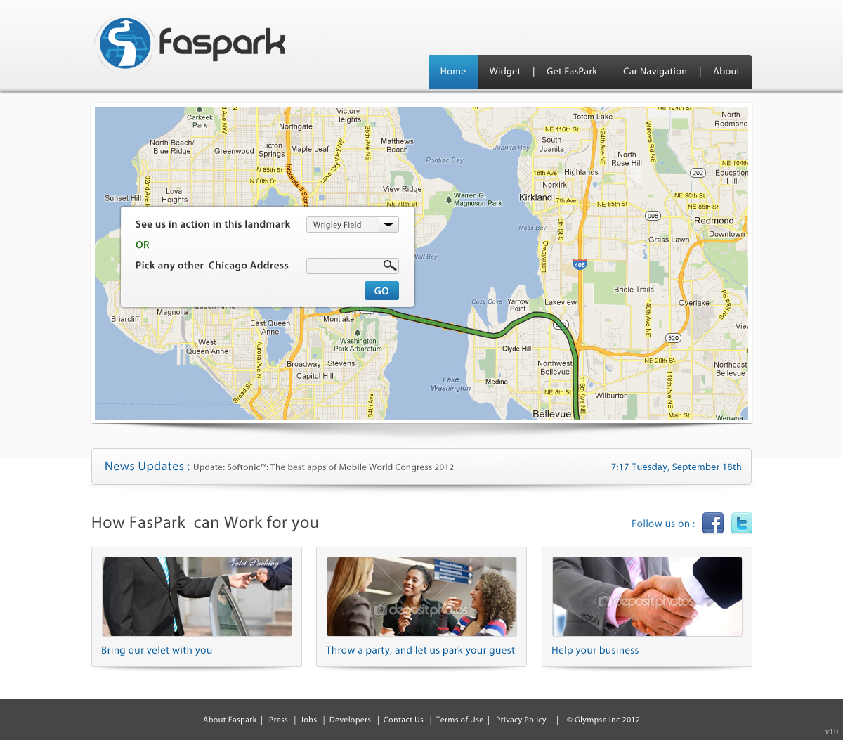Web-Design von pb für FasPark | Design #1056072