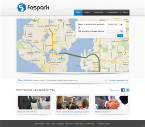 Web Design by pb for FasPark | Design: #1067409