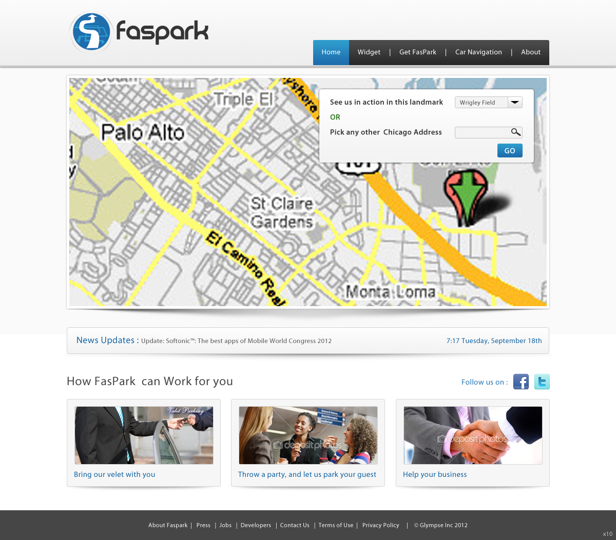 Diseño Web por pb para FasPark | Diseño #1071765