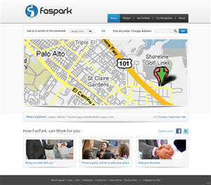 Web Design par pb pour FasPark | Design : #1071766