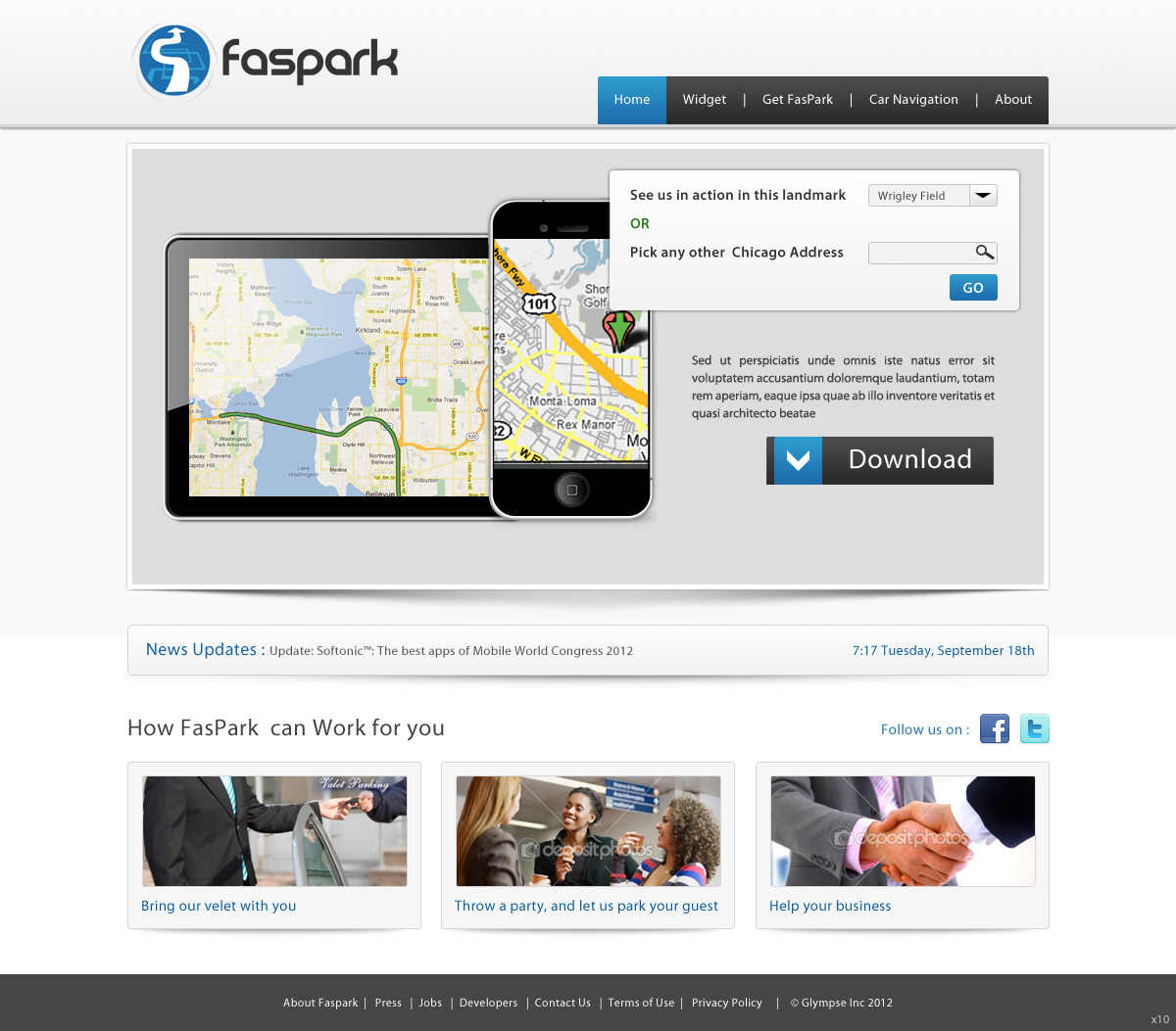 Diseño Web por pb para FasPark | Diseño #1073436