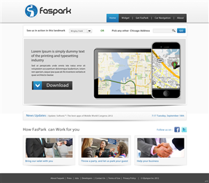 Web Design par pb pour FasPark | Design : #1073439