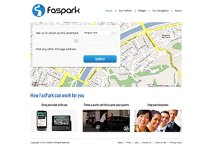 Web Design by gfxanomics for FasPark | Design #1046103