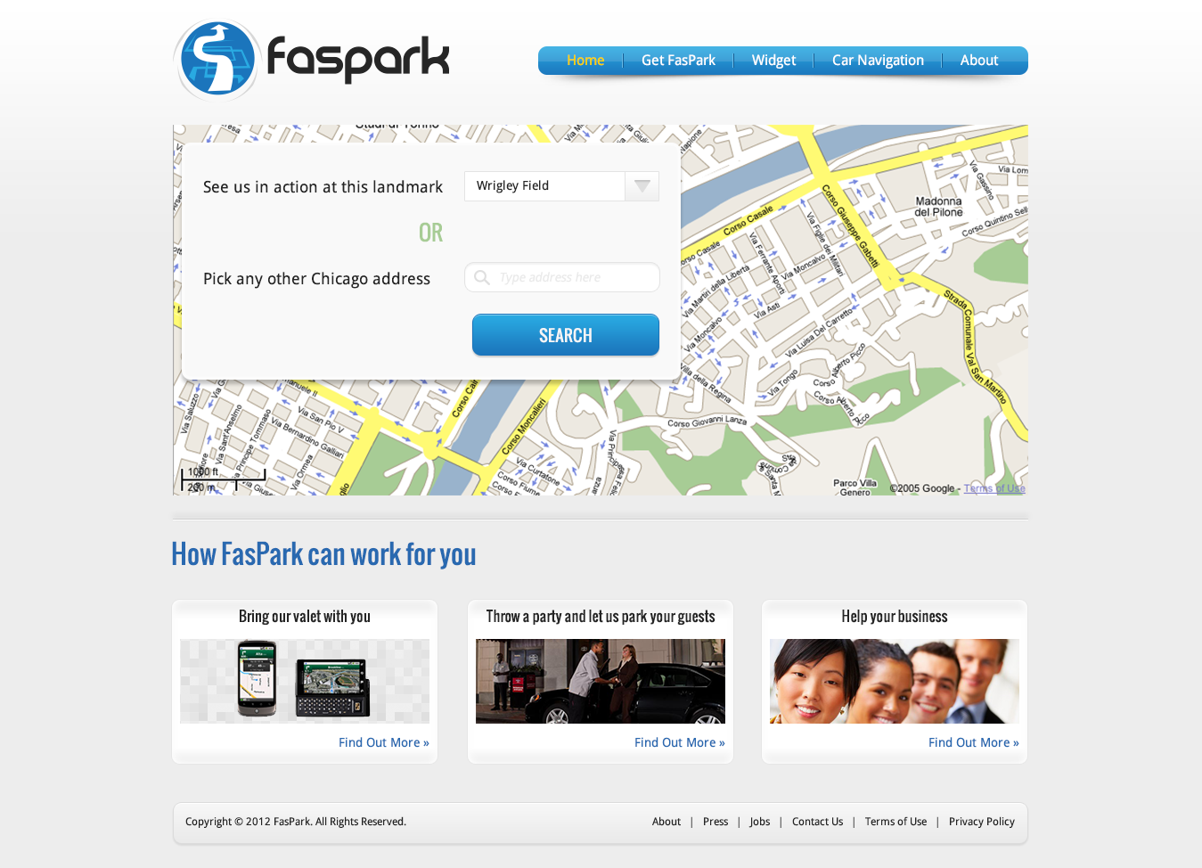 Web Design by gfxanomics for FasPark | Design #1051208