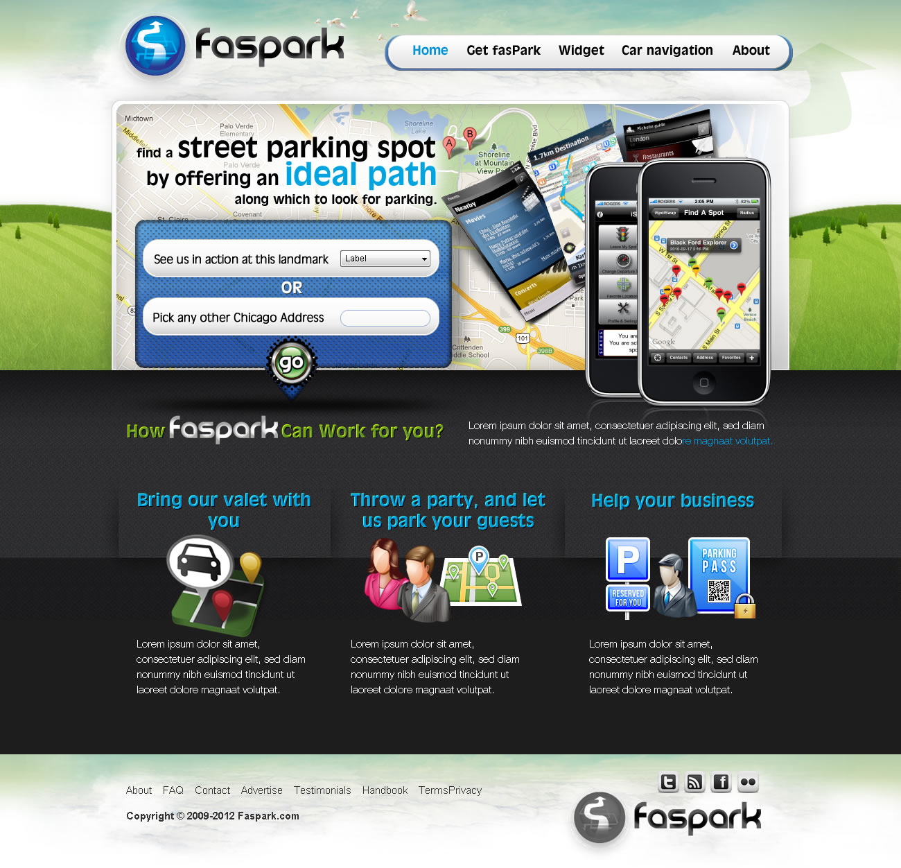 Web Design by TechWise for FasPark | Design #1050234