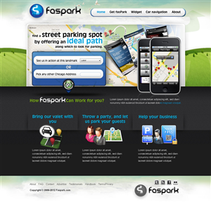Web Design by TechWise for FasPark | Design: #1050234