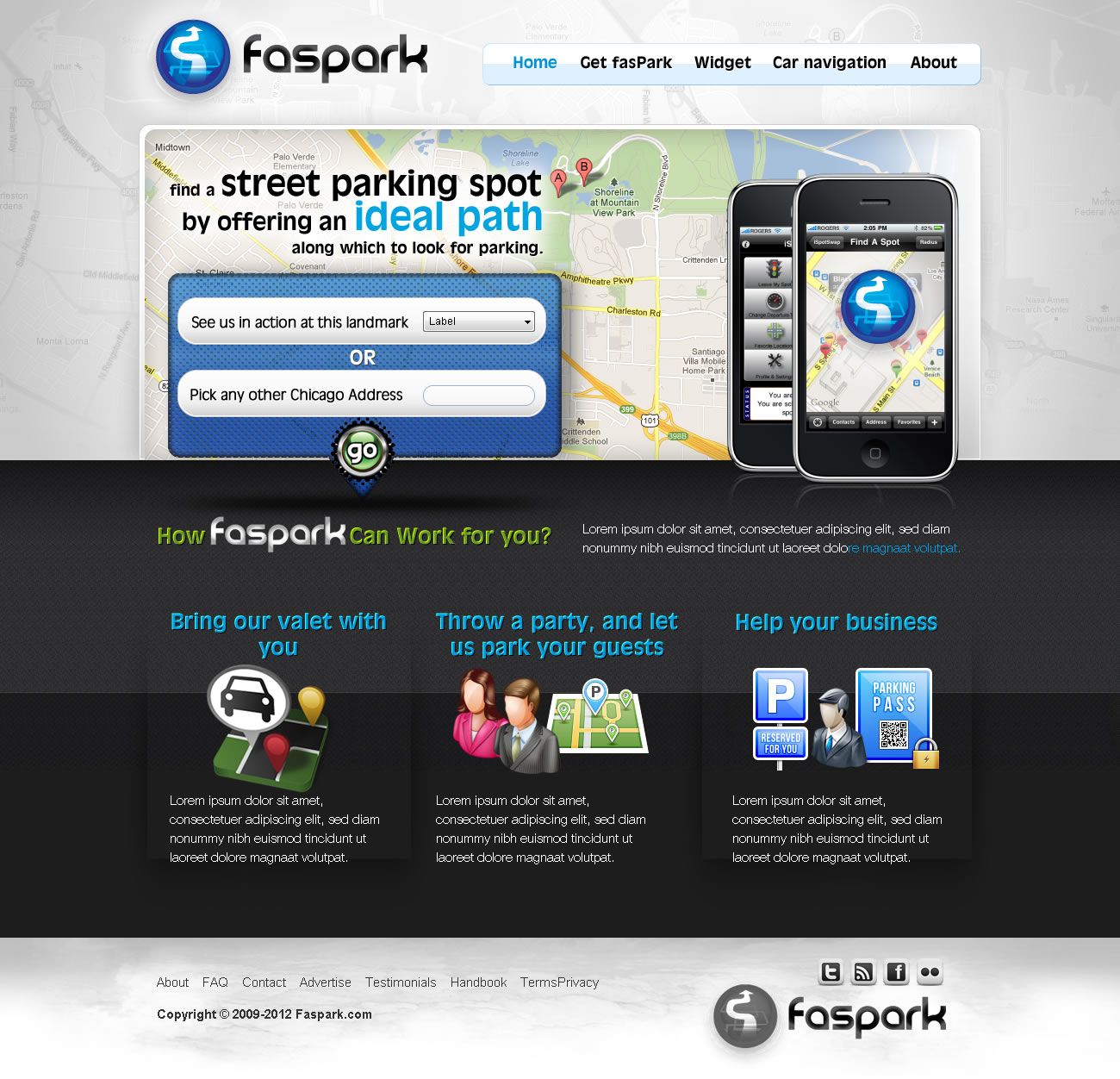 Web Design by TechWise for FasPark | Design #1050235