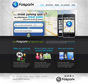 Web Design by TechWise for FasPark | Design: #1050235