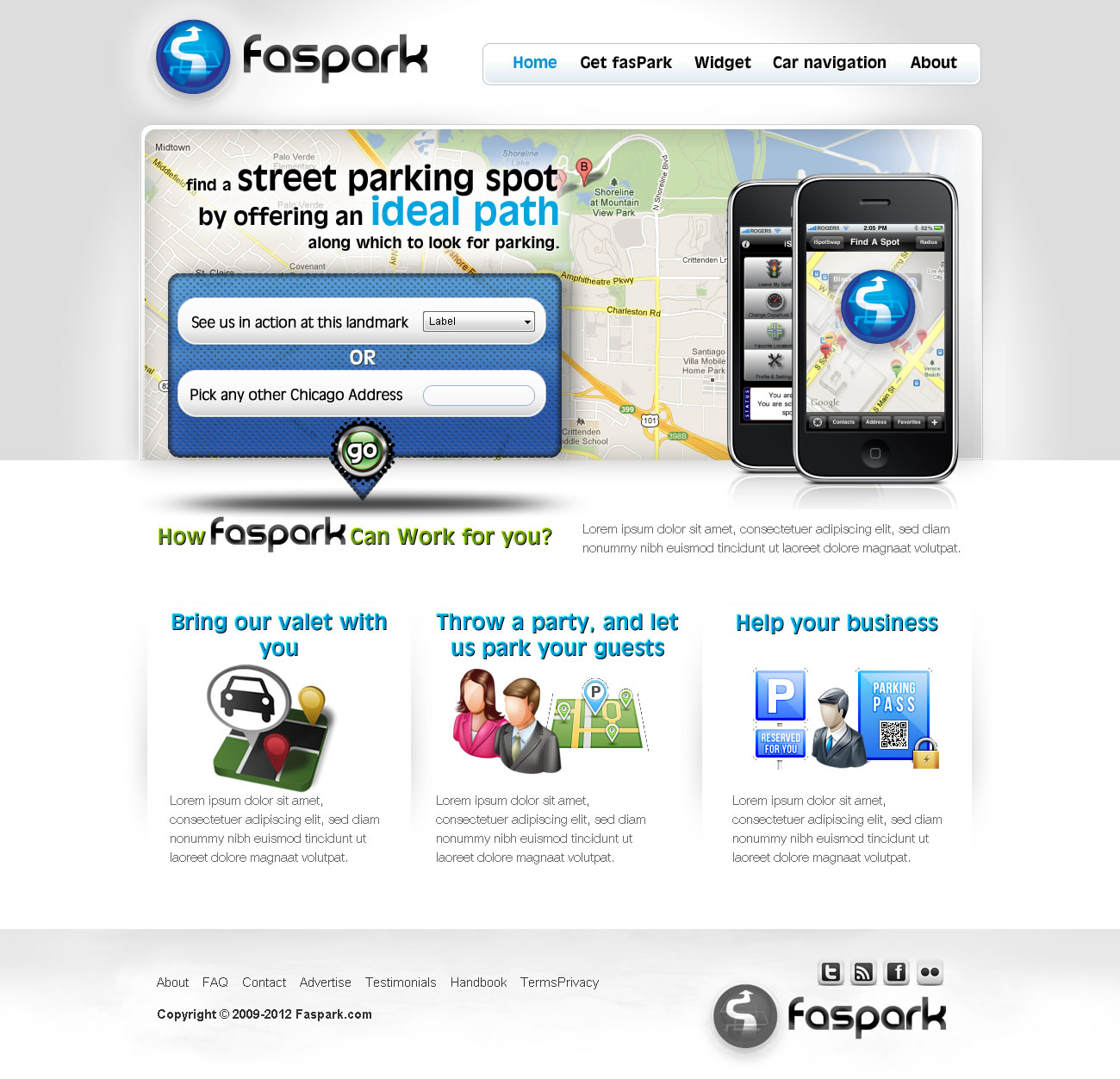 Web Design by TechWise for FasPark | Design #1052869