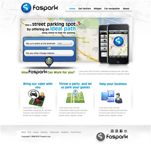 Web Design by TechWise for FasPark | Design #1052927
