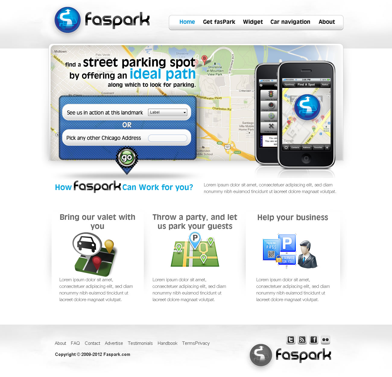 Diseño Web por TechWise para FasPark | Diseño #1052931
