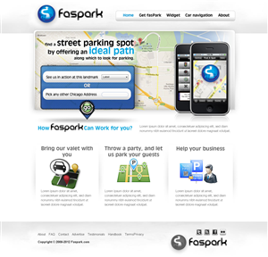 Web Design by TechWise for FasPark | Design: #1052931