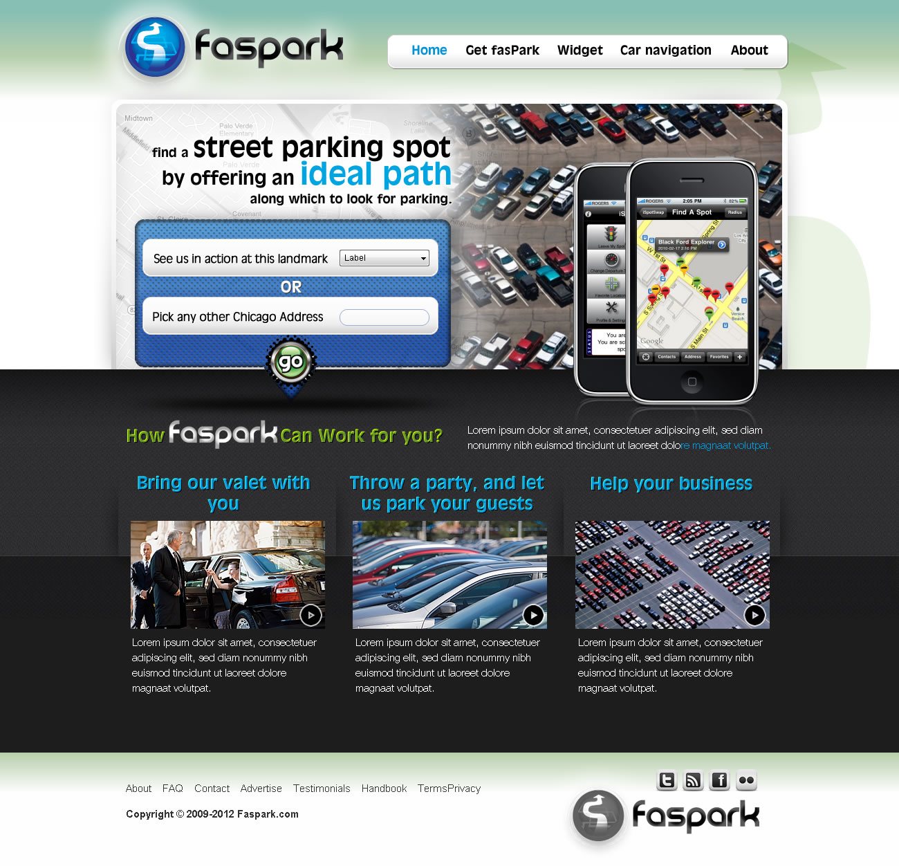 Diseño Web por TechWise para FasPark | Diseño #1068094