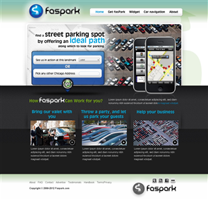 Web Design by TechWise for FasPark | Design: #1068094