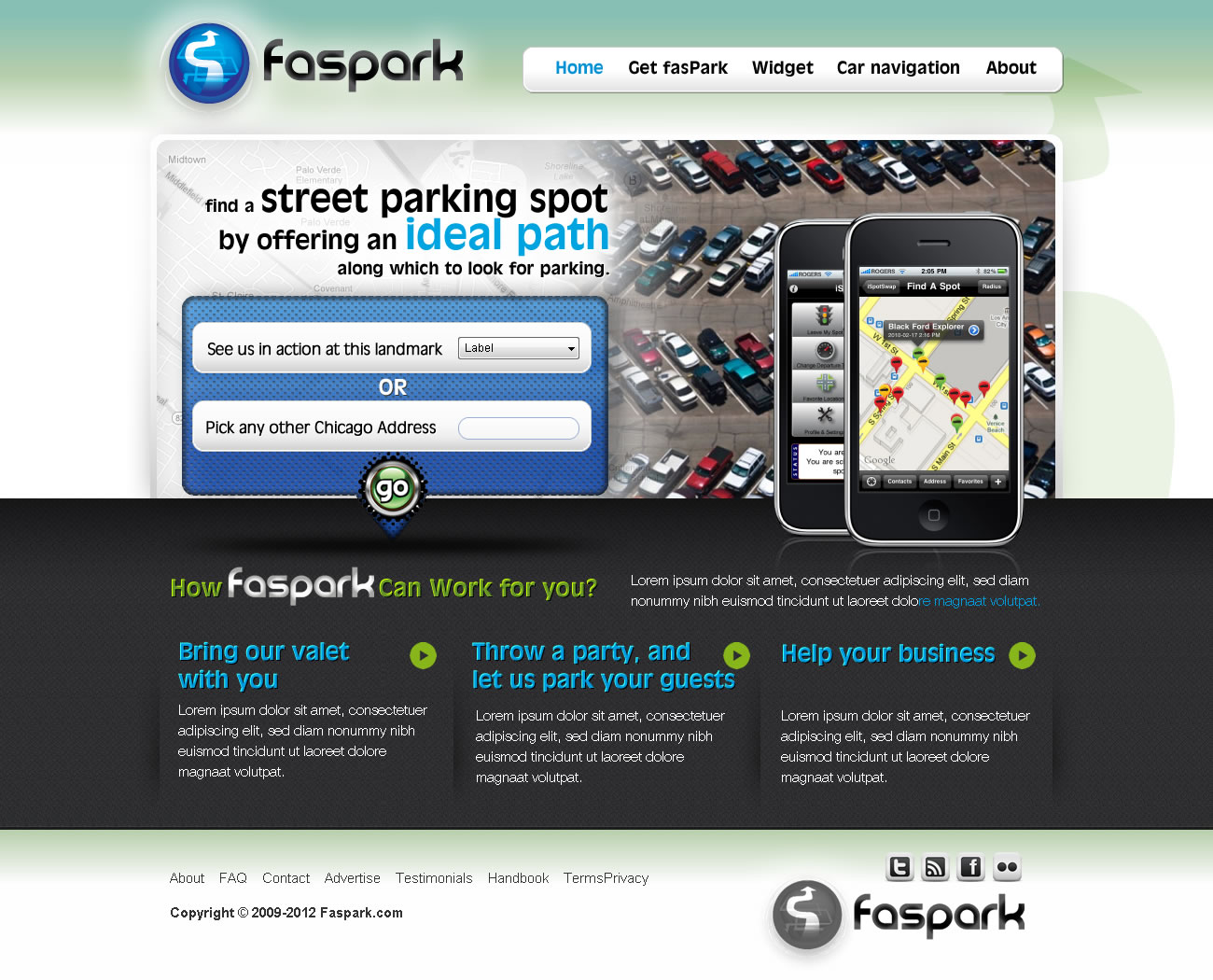 Web-Design von TechWise für FasPark | Design #1068099
