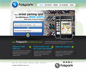 Web Design Project for FasPark, Chicago | Web Design by TechWise