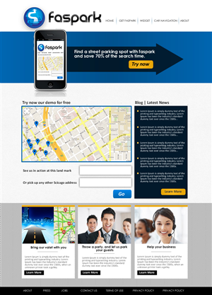 Web Design by VangelTzo for FasPark | Design: #1052040