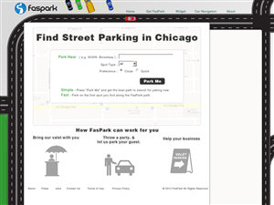 Web Design by bnairb for FasPark | Design #1082853