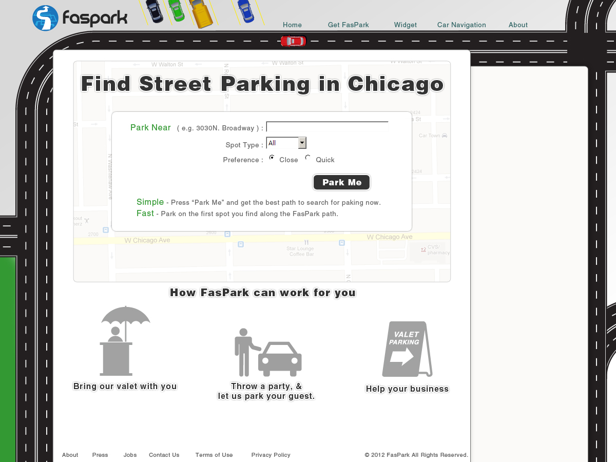 Web Design by bnairb for FasPark | Design #1083516