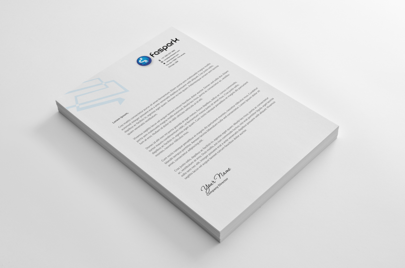 Stationery Design by HYPdesign for FasPark | Design #1042617